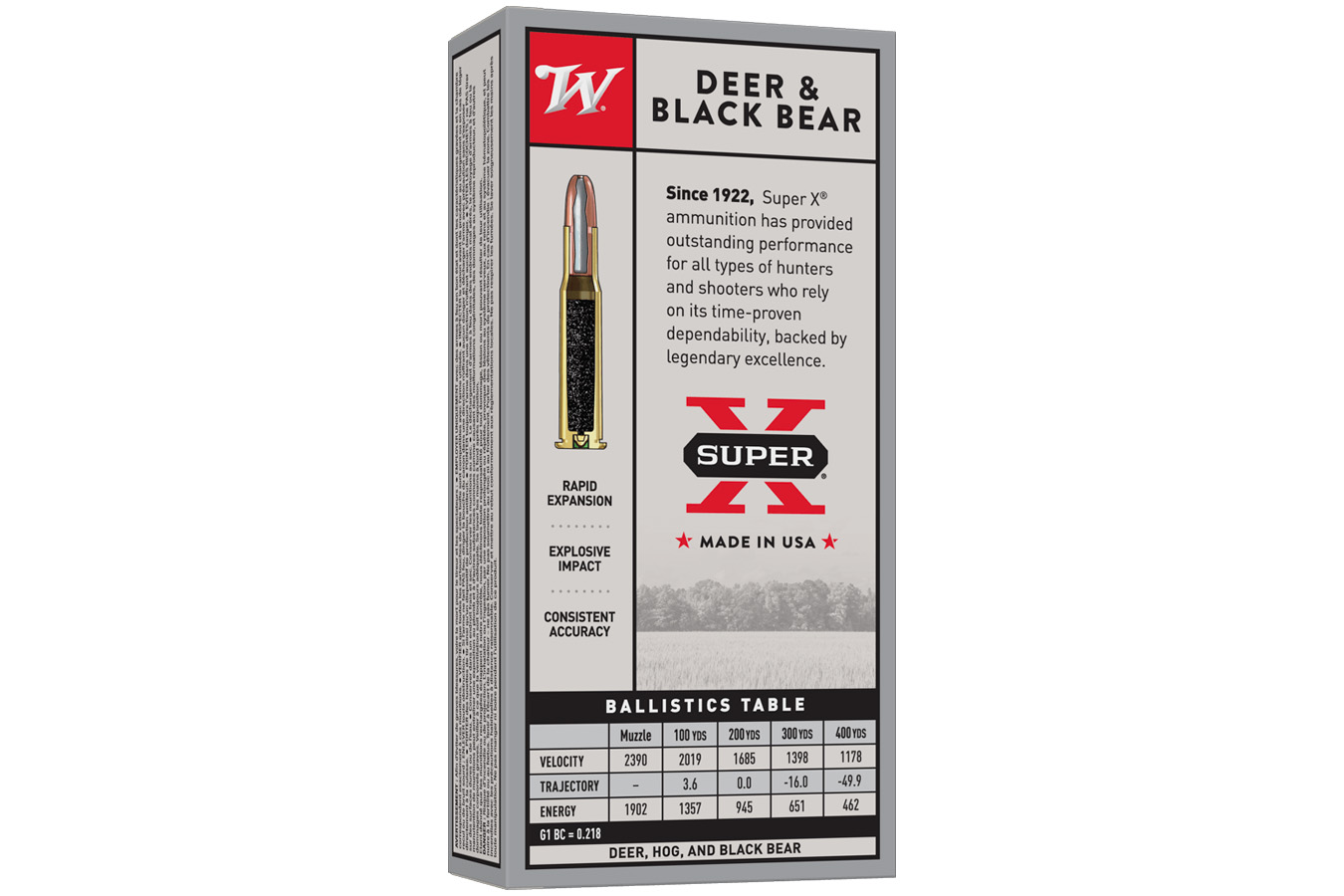 Winchester 30-30 Win 150 gr JHP Super X 20/Box